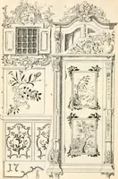 An illustration from Styles of ornament, exhibited in designs, and arranged in historical order, with descriptive text. A handbook for architects, designers, painters, sculptors, wood-carvers, chasers, modellers, cabinet-makers and artistic locksmiths as well as also for technical schools, libraries and private study (1910)