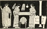 An illustration from Styles of ornament, exhibited in designs, and arranged in historical order, with descriptive text. A handbook for architects, designers, painters, sculptors, wood-carvers, chasers, modellers, cabinet-makers and artistic locksmiths as well as also for technical schools, libraries and private study (1910)