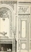 An illustration from Styles of ornament, exhibited in designs, and arranged in historical order, with descriptive text. A handbook for architects, designers, painters, sculptors, wood-carvers, chasers, modellers, cabinet-makers and artistic locksmiths as well as also for technical schools, libraries and private study (1910)