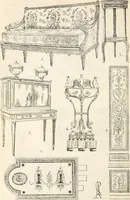 Picture 553 of 639 from Styles of ornament, exhibited in designs, and arranged in historical order, with descriptive text. A handbook for architects, designers, painters, sculptors, wood-carvers, chasers, modellers, cabinet-makers and artistic locksmiths as well as also for technical schools, libraries and private study (1910), leaf 565