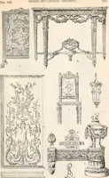 Picture 554 of 639 from Styles of ornament, exhibited in designs, and arranged in historical order, with descriptive text. A handbook for architects, designers, painters, sculptors, wood-carvers, chasers, modellers, cabinet-makers and artistic locksmiths as well as also for technical schools, libraries and private study (1910), leaf 566