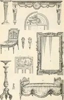 An illustration from Styles of ornament, exhibited in designs, and arranged in historical order, with descriptive text. A handbook for architects, designers, painters, sculptors, wood-carvers, chasers, modellers, cabinet-makers and artistic locksmiths as well as also for technical schools, libraries and private study (1910)