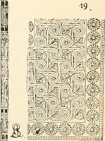 Picture 40 of 639 from Styles of ornament, exhibited in designs, and arranged in historical order, with descriptive text. A handbook for architects, designers, painters, sculptors, wood-carvers, chasers, modellers, cabinet-makers and artistic locksmiths as well as also for technical schools, libraries and private study (1910), leaf 57