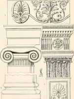 Picture 565 of 639 from Styles of ornament, exhibited in designs, and arranged in historical order, with descriptive text. A handbook for architects, designers, painters, sculptors, wood-carvers, chasers, modellers, cabinet-makers and artistic locksmiths as well as also for technical schools, libraries and private study (1910), leaf 578