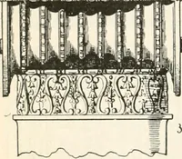 An illustration from Styles of ornament, exhibited in designs, and arranged in historical order, with descriptive text. A handbook for architects, designers, painters, sculptors, wood-carvers, chasers, modellers, cabinet-makers and artistic locksmiths as well as also for technical schools, libraries and private study (1910)