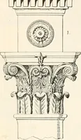 An illustration from Styles of ornament, exhibited in designs, and arranged in historical order, with descriptive text. A handbook for architects, designers, painters, sculptors, wood-carvers, chasers, modellers, cabinet-makers and artistic locksmiths as well as also for technical schools, libraries and private study (1910)
