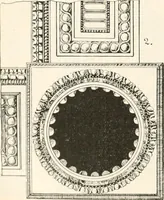 An illustration from Styles of ornament, exhibited in designs, and arranged in historical order, with descriptive text. A handbook for architects, designers, painters, sculptors, wood-carvers, chasers, modellers, cabinet-makers and artistic locksmiths as well as also for technical schools, libraries and private study (1910)
