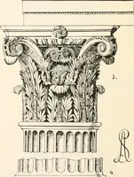 An illustration from Styles of ornament, exhibited in designs, and arranged in historical order, with descriptive text. A handbook for architects, designers, painters, sculptors, wood-carvers, chasers, modellers, cabinet-makers and artistic locksmiths as well as also for technical schools, libraries and private study (1910)