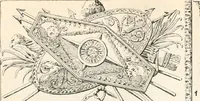 An illustration from Styles of ornament, exhibited in designs, and arranged in historical order, with descriptive text. A handbook for architects, designers, painters, sculptors, wood-carvers, chasers, modellers, cabinet-makers and artistic locksmiths as well as also for technical schools, libraries and private study (1910)