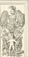 An illustration from Styles of ornament, exhibited in designs, and arranged in historical order, with descriptive text. A handbook for architects, designers, painters, sculptors, wood-carvers, chasers, modellers, cabinet-makers and artistic locksmiths as well as also for technical schools, libraries and private study (1910)