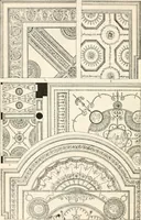 An illustration from Styles of ornament, exhibited in designs, and arranged in historical order, with descriptive text. A handbook for architects, designers, painters, sculptors, wood-carvers, chasers, modellers, cabinet-makers and artistic locksmiths as well as also for technical schools, libraries and private study (1910)