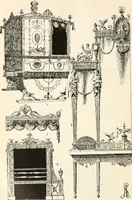 An illustration from Styles of ornament, exhibited in designs, and arranged in historical order, with descriptive text. A handbook for architects, designers, painters, sculptors, wood-carvers, chasers, modellers, cabinet-makers and artistic locksmiths as well as also for technical schools, libraries and private study (1910)