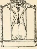 An illustration from Styles of ornament, exhibited in designs, and arranged in historical order, with descriptive text. A handbook for architects, designers, painters, sculptors, wood-carvers, chasers, modellers, cabinet-makers and artistic locksmiths as well as also for technical schools, libraries and private study (1910)