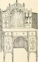 Picture 598 of 639 from Styles of ornament, exhibited in designs, and arranged in historical order, with descriptive text. A handbook for architects, designers, painters, sculptors, wood-carvers, chasers, modellers, cabinet-makers and artistic locksmiths as well as also for technical schools, libraries and private study (1910), leaf 597