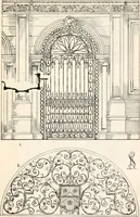 An illustration from Styles of ornament, exhibited in designs, and arranged in historical order, with descriptive text. A handbook for architects, designers, painters, sculptors, wood-carvers, chasers, modellers, cabinet-makers and artistic locksmiths as well as also for technical schools, libraries and private study (1910)