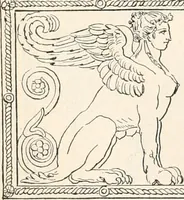 An illustration from Styles of ornament, exhibited in designs, and arranged in historical order, with descriptive text. A handbook for architects, designers, painters, sculptors, wood-carvers, chasers, modellers, cabinet-makers and artistic locksmiths as well as also for technical schools, libraries and private study (1910)
