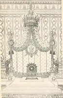 An illustration from Styles of ornament, exhibited in designs, and arranged in historical order, with descriptive text. A handbook for architects, designers, painters, sculptors, wood-carvers, chasers, modellers, cabinet-makers and artistic locksmiths as well as also for technical schools, libraries and private study (1910)