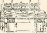 An illustration from Styles of ornament, exhibited in designs, and arranged in historical order, with descriptive text. A handbook for architects, designers, painters, sculptors, wood-carvers, chasers, modellers, cabinet-makers and artistic locksmiths as well as also for technical schools, libraries and private study (1910)