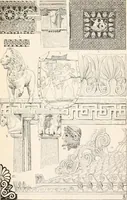 An illustration from Styles of ornament, exhibited in designs, and arranged in historical order, with descriptive text. A handbook for architects, designers, painters, sculptors, wood-carvers, chasers, modellers, cabinet-makers and artistic locksmiths as well as also for technical schools, libraries and private study (1910)