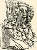 An illustration from Styles of ornament, exhibited in designs, and arranged in historical order, with descriptive text. A handbook for architects, designers, painters, sculptors, wood-carvers, chasers, modellers, cabinet-makers and artistic locksmiths as well as also for technical schools, libraries and private study (1910)