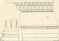 An illustration from Styles of ornament, exhibited in designs, and arranged in historical order, with descriptive text. A handbook for architects, designers, painters, sculptors, wood-carvers, chasers, modellers, cabinet-makers and artistic locksmiths as well as also for technical schools, libraries and private study (1910)