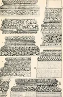 An illustration from Styles of ornament, exhibited in designs, and arranged in historical order, with descriptive text. A handbook for architects, designers, painters, sculptors, wood-carvers, chasers, modellers, cabinet-makers and artistic locksmiths as well as also for technical schools, libraries and private study (1910)