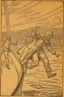 An illustration from The submarine boys and the smugglers : or, Breaking up the New Jersey customs frauds (1912)