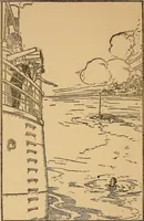 An illustration from The submarine boys and the spies : or, Dodging the sharks of the deep (1910)