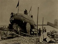 An illustration from The submarine in war and peace; its developments and its possibilities (1918)