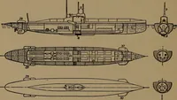 An illustration from The submarine in war and peace; its developments and its possibilities (1918)