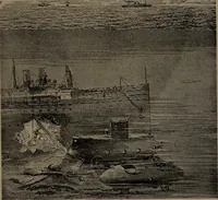 An illustration from The submarine in war and peace; its developments and its possibilities (1918)