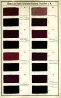 An illustration from Substantive Farbstoffe auf loser Baumwolle = Colorants substantifs sur coton en bourre = Direct colours on loose cotton (1900)