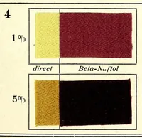 Picture 1 of 12 from Substantive Farbstoffe auf Baumwoll-Stückware. Band II : Entwicklungs- und Nachbehandlungs-Farbstoffe = Substantive colours on cotton piece goods. Volume II : dyestuffs for developing and for after-treatment (1920), leaf 37