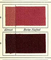 Picture 2 of 12 from Substantive Farbstoffe auf Baumwoll-Stückware. Band II : Entwicklungs- und Nachbehandlungs-Farbstoffe = Substantive colours on cotton piece goods. Volume II : dyestuffs for developing and for after-treatment (1920), leaf 40