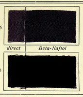 Picture 5 of 12 from Substantive Farbstoffe auf Baumwoll-Stückware. Band II : Entwicklungs- und Nachbehandlungs-Farbstoffe = Substantive colours on cotton piece goods. Volume II : dyestuffs for developing and for after-treatment (1920), leaf 47