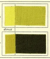 Picture 9 of 12 from Substantive Farbstoffe auf Baumwoll-Stückware. Band II : Entwicklungs- und Nachbehandlungs-Farbstoffe = Substantive colours on cotton piece goods. Volume II : dyestuffs for developing and for after-treatment (1920), leaf 57
