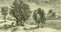 An illustration from Suburban homes for city business men. A description of the country, with a statement of the inducements offered on the life of the Erie railway (1867)