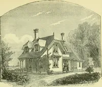 An illustration from Suburban homes for city business men. A description of the country, with a statement of the inducements offered on the life of the Erie railway (1867)