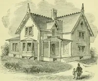 An illustration from Suburban homes for city business men. A description of the country, with a statement of the inducements offered on the life of the Erie railway (1867)