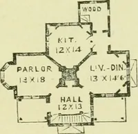 An illustration from Suburban homes for city business men. A description of the country, with a statement of the inducements offered on the life of the Erie railway (1867)