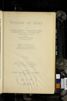 Picture 1 of 9 from Success at golf (1914), leaf 9