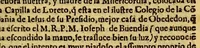 An illustration from Sudor, y lagrimas de Maria Santissima en su santa imagen de la Misericordia. : Reconocidas a 29. de setiembre dia del Arcangel S. Miguel año de 1675. Veneradas en la Capilla de Loreto de la Iglesia de la Compañia de Jesus en el Presidio, y Puerto del Callao. Segun consta del processo juridico hecho ante el juez ordinario de orden del ilustrissimo y reuerendissimo señor D. Fr. Juan de Almoguera ar{u0063}obispo de Lima del consejo de su Magestad. Que escribe ... la noble Congregacion de la SS. Virgen de Loreto del Puerto del Callao. (1676)