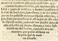 An illustration from Summaria investigacion de el origin, y privilegios, de los ricos hombres o nobles, caballeros, infanzones o hijos dalgo, y señores de vassallos de Aragon, y del absoluto poder queen ellos tienen. : Parte primera (1664)