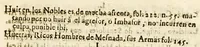 An illustration from Summaria investigacion de el origin, y privilegios, de los ricos hombres o nobles, caballeros, infanzones o hijos dalgo, y señores de vassallos de Aragon, y del absoluto poder queen ellos tienen. : Parte primera (1664)