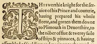 An illustration from A summarie and true discourse of Sir Francis Drakes VVest Indian voyage. : VVherein were taken, the townes of Saint Iago, Sancto Domingo, Cartagena and Saint Augustine. : With geographicall mappes exactly describing each of the townes with their scituations, and the manner of the armies approaching to the winning of them (1596)