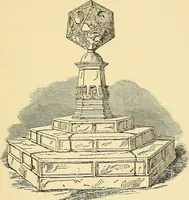 An illustration from Sun dials and roses of yesterday; garden delights which are here displayed in every truth and are moreover regarded as emblems (1902)