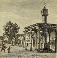 An illustration from Sun dials and roses of yesterday; garden delights which are here displayed in every truth and are moreover regarded as emblems (1902)