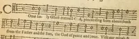 An illustration from The Whole booke of Psalmes : with the hymnes evangelicall, and songs spirituall ; composed into 4 parts by sundry authors, with such severall tunes as have beene, and are usually sung in England, Scotland, Wales, Germany, Italy, France, and the Netherlands ... (1633)