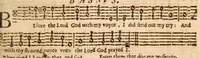 An illustration from The Whole booke of Psalmes : with the hymnes evangelicall, and songs spirituall ; composed into 4 parts by sundry authors, with such severall tunes as have beene, and are usually sung in England, Scotland, Wales, Germany, Italy, France, and the Netherlands ... (1633)