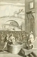 An illustration from Superstitions anciennes et modernes : prejugés vulgaires, qui ont induit les peuples à des usages & à des pratiques contraires à la religion (1733)